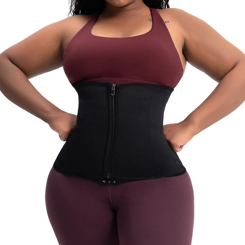 Women Tummy Control Waist Slimming Belt Weight Loss Waist Trainer Body Shaper Corset Belly Sheath Tummy Trimmer Cincher Sports